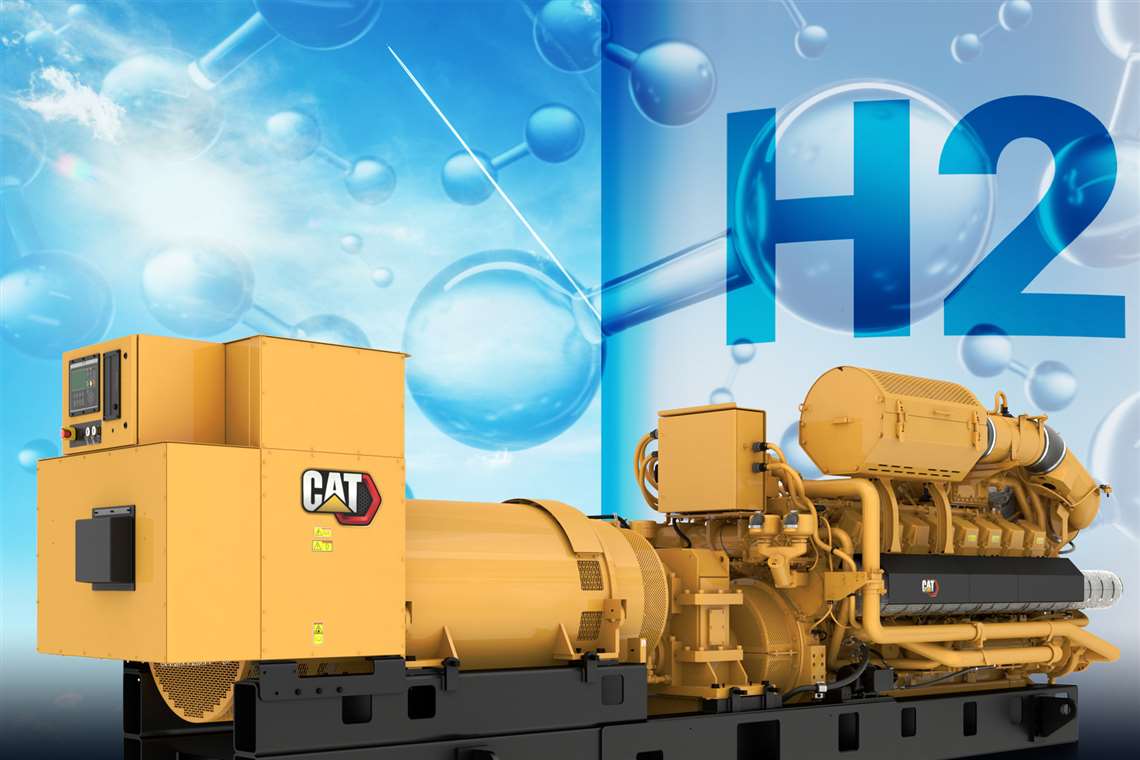 Cat H2 generator set