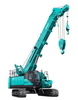 Kobelco 75 tonne capacity telescopic boom crawler crane